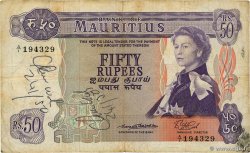 50 Rupees ÎLE MAURICE  1967 P.33a