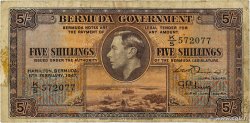 5 Shillings BERMUDES  1947 P.14 TB