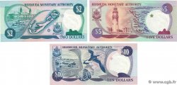 2, 5 et 10 Dollars Lot BERMUDAS  1997 P.40Ab, P.41d et P.42c SC+