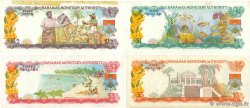 50 Cents et 1 à 5 Dollars Lot BAHAMAS  1968 P.26a au P.29a F+