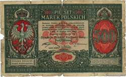 500 Marek POLOGNE  1919 P.018