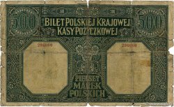 500 Marek POLOGNE  1919 P.018 B