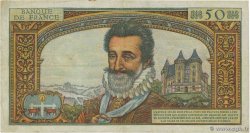 50 Nouveaux Francs HENRI IV FRANCE  1959 F.58.02 F+