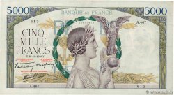 5000 Francs VICTOIRE Impression à plat FRANCIA  1940 F.46.17 q.BB