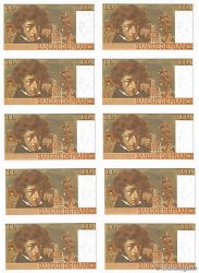 10 Francs BERLIOZ Consécutifs FRANCIA  1978 F.63.25 q.FDC