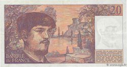 20 Francs DEBUSSY FRANCE  1980 F.66.01A2 TB+