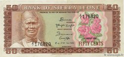50 Cents SIERRA LEONE  1984 P.04e TTB