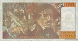 100 Francs DELACROIX imprimé en continu FRANKREICH  1990 F.69bis.01bC fS