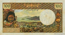 100 Francs TAHITI 1973 P.24b 522899 Billets