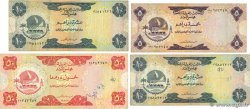 5, 10 et 50 Dirhams Lot EMIRATOS ÁRABES UNIDOS  1973 P.02a, P.03a et P.04a RC+