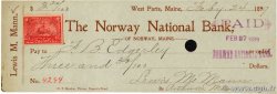 3,3 Dollars NORWAY  1899 P.- VF+