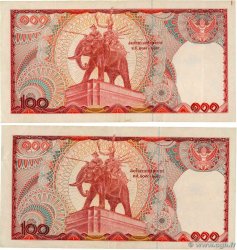 100 Baht Lot THAILAND  1978 P.089 VF