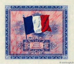 2 Francs DRAPEAU FRANCIA  1944 VF.16.02 FDC