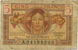 5 Francs TRÉSOR FRANÇAIS FRANKREICH  1947 VF.29.01