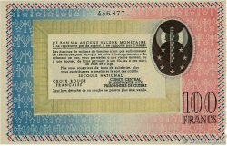 100 Francs BON DE SOLIDARITÉ FRANCE regionalismo e varie  1941 KL.10C1 SPL