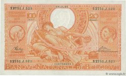 100 Francs - 20 Belgas BELGIEN  1944 P.113