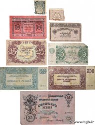 Lot de 9 Billets Lot RUSIA  1909 P.LOT