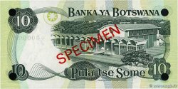 10 Pula Spécimen BOTSWANA  1976 P.04s1 ST