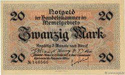 20 Mark MEMEL  1922 P.06a pr.NEUF