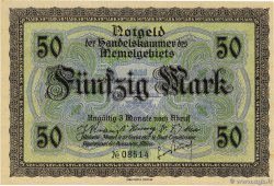 50 Mark MEMEL  1922 P.07a UNC-