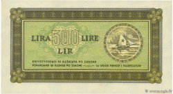 500 Lire YUGOSLAVIA Fiume 1945 P.R07a q.FDC