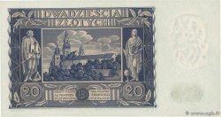 20 Zlotych POLOGNE  1936 P.077 pr.NEUF