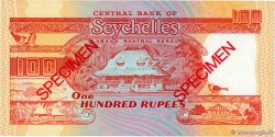 100 Rupees Spécimen SEYCHELLES  1989 P.35s UNC