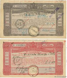 3000 et 5000 Rupees Lot INDE  1938 P.- TB