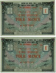 1 Tonne Tole Mince Lot FRANCE régionalisme et divers  1949  SPL