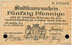 50 Pfenninge ALEMANIA Mulhouse 1917 JP.68-282