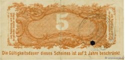 5 Reichsmark Annulé DEUTSCHLAND Gebweiler 1914 JP.68-114 fVZ