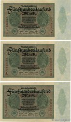 500000 Mark Lot DEUTSCHLAND  1923 P.088a VZ