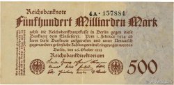 500 Milliarden Mark GERMANY  1923 P.127b