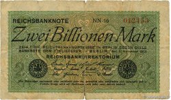 2 Billions Mark GERMANY  1923 P.135a G