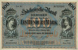 100 Mark ALLEMAGNE Dresden 1911 PS.0952b TTB+