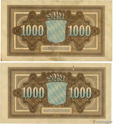 1000 Mark Lot GERMANY Munich 1922 PS.0924 F