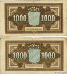 1000 Mark Lot ALEMANIA Munich 1922 PS.0924 RC