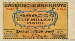 1 Million Mark GERMANY Munich 1923 PS.0929 F+