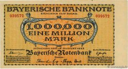 1 Million Mark GERMANY Munich 1923 PS.0929