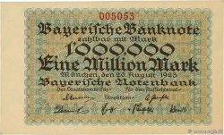 1 Million Mark ALLEMAGNE Munich 1923 PS.0931 SPL