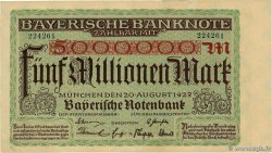 5 Millions Mark ALLEMAGNE Munich 1923 PS.0932