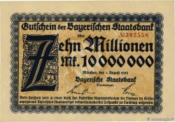 10 Millionen Mark ALEMANIA Münich 1923  EBC