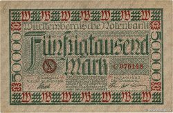 50000 Mark ALEMANIA Stuttgart 1923 PS.0984 MBC