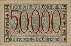 50000 Mark DEUTSCHLAND Stuttgart 1923 PS.0984 SS