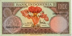 100 Rupiah INDONESIA  1959 P.069 XF