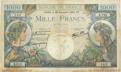 1000 Francs COMMERCE ET INDUSTRIE FRANCIA  1940 F.39.02 BC