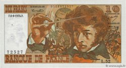 10 Francs BERLIOZ Numéro radar FRANKREICH  1974 F.63.05