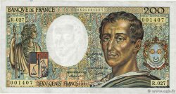 200 Francs MONTESQUIEU FRANCE  1985 F.70.05