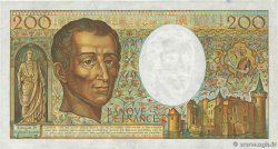 200 Francs MONTESQUIEU FRANCE  1985 F.70.05 VF