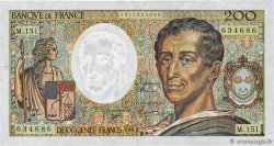 200 Francs MONTESQUIEU FRANCE  1992 F.70.12c